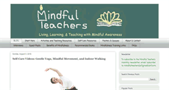 Desktop Screenshot of mindfulteachers.org